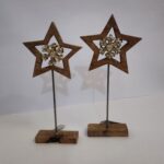 Wooden star decoration
